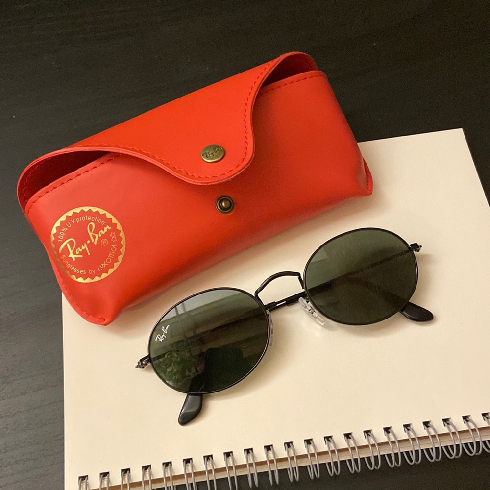 Ray-ban Oval all black sunglasses RB 3547-N 145
